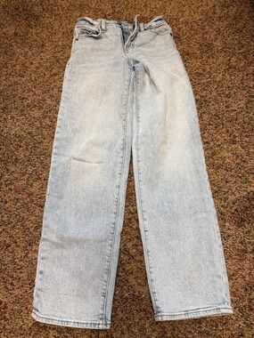 Old Navy Light Blue High-Rise OG Loose Jeans Size 00